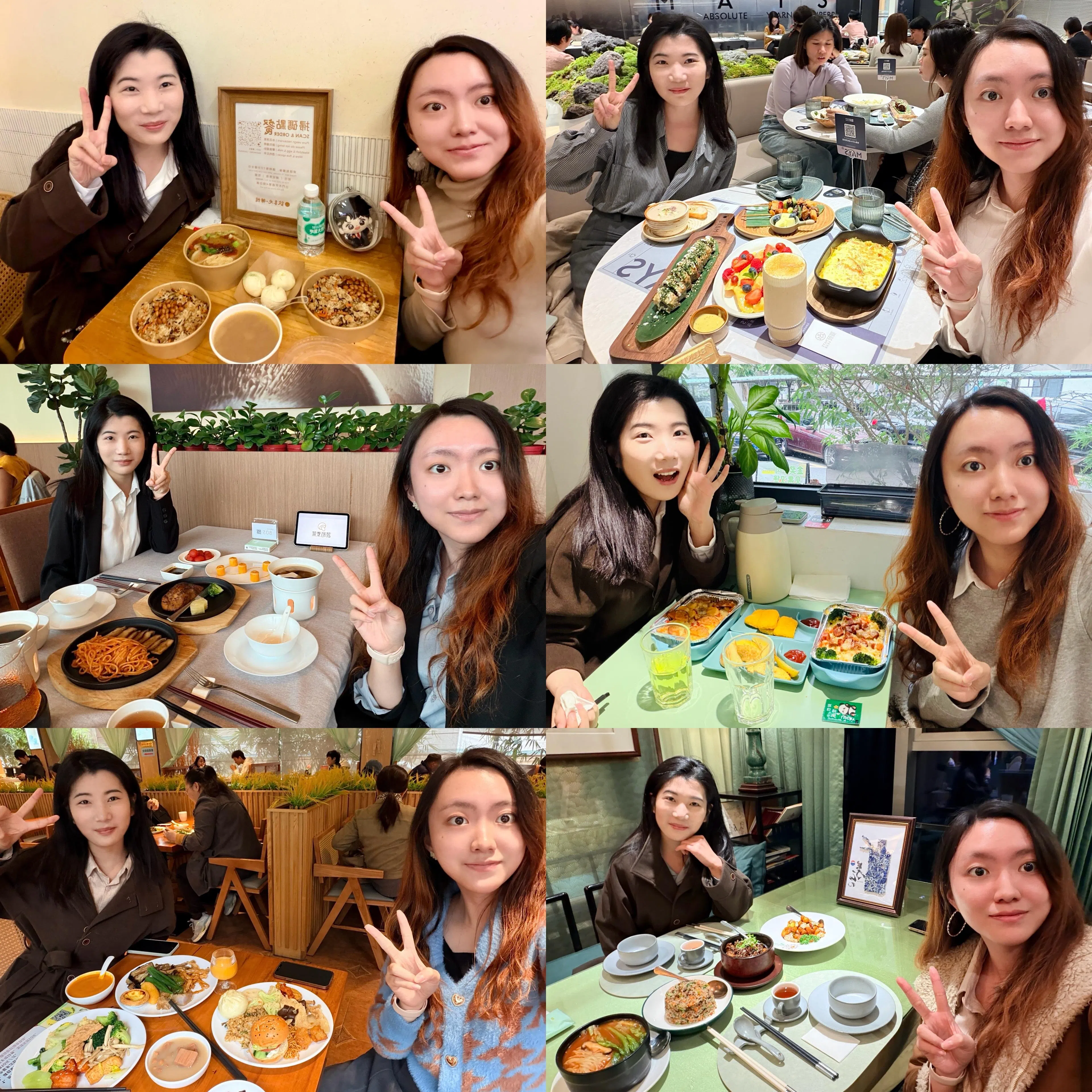 由于作者是一名素食者，邻桌律师几乎每日都会陪作者去寻找律所附近的素食餐馆。（周佳铃摄）