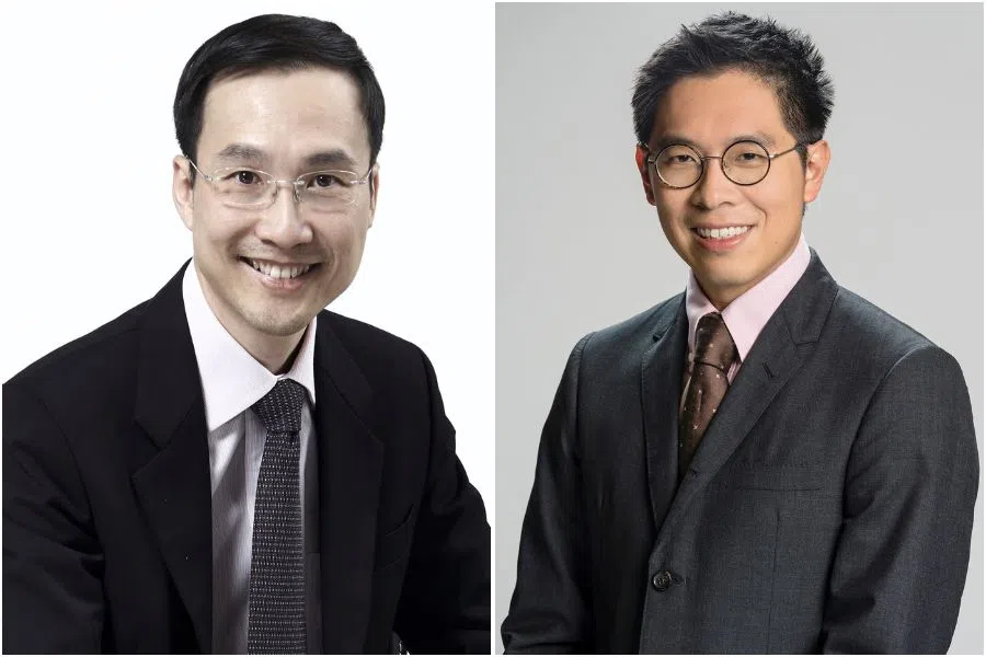 数码发展及新闻部常秘（资讯与发展）庄凯峰（右）将接替李东阳负责的智慧国事务。（公共服务署提供）
