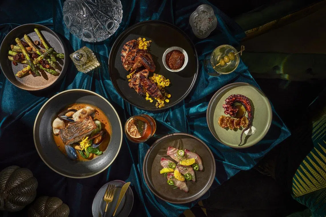 Moko的菜肴融合日式与现代亚洲风味。（餐馆提供）