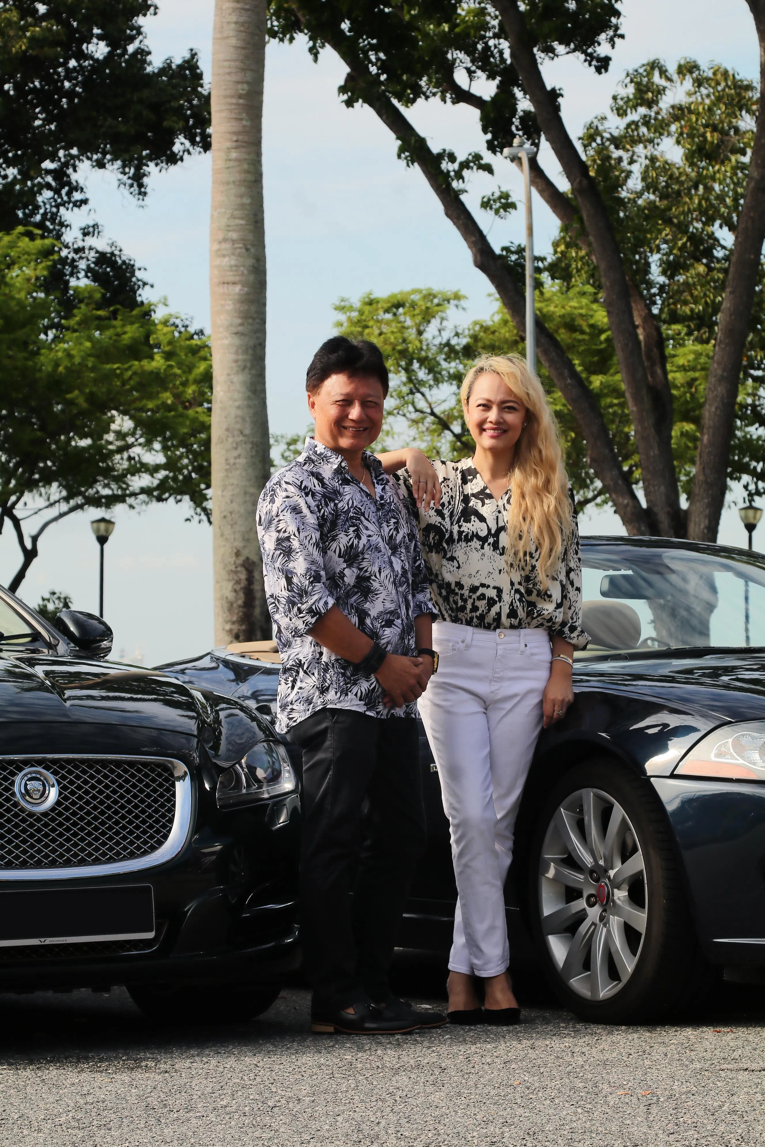 父女一起为家族企业拼搏。 （受访者提供）