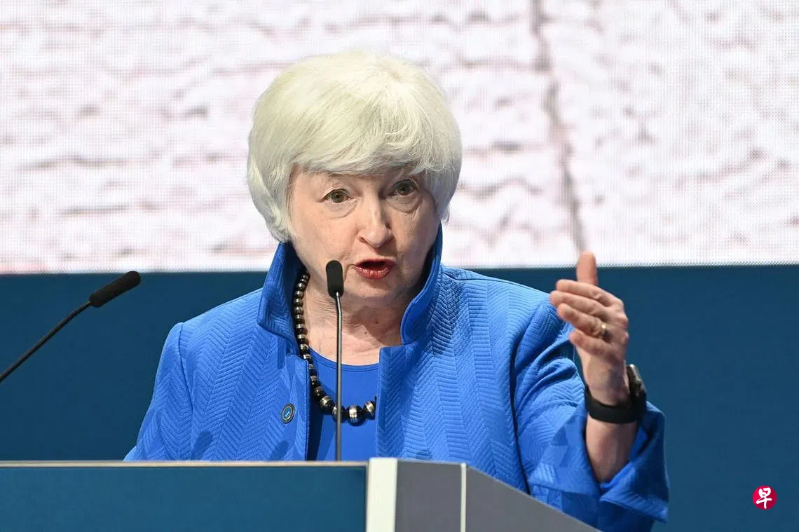 耶伦敦促美国会尽快提高债务上限避免违约风险| 联合早报