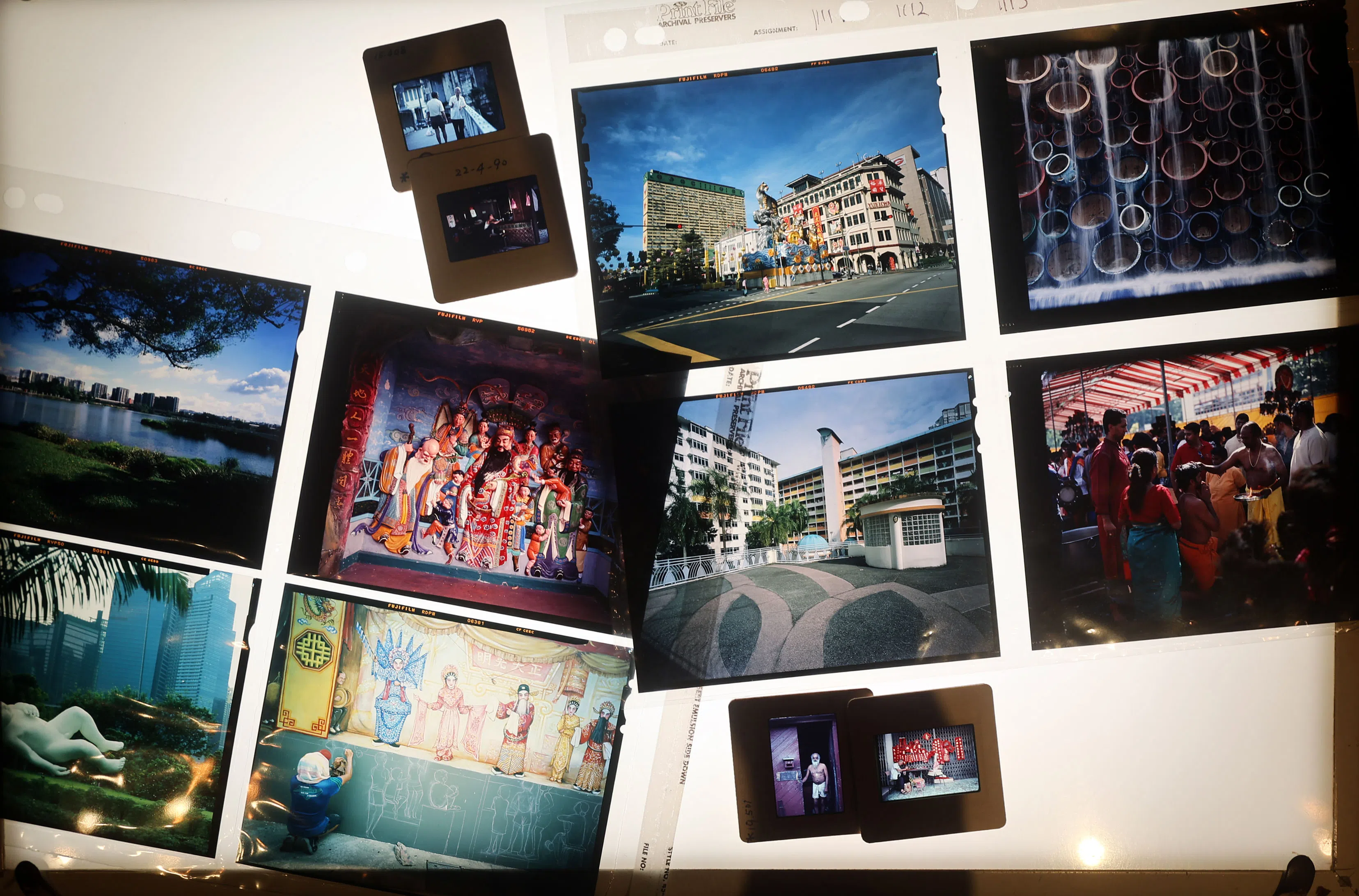 陈汉安的胶片摄影作品。（萧紫薇摄）