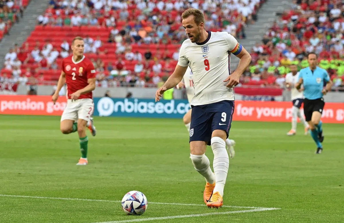 凯恩作为球队核心，是英格兰取胜关键人物。（法新社）