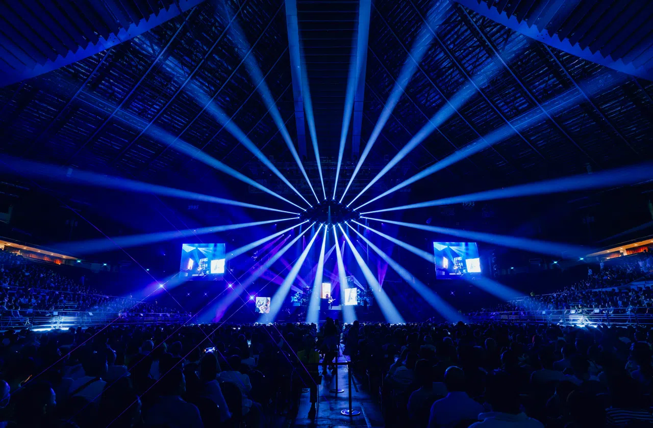 李宗盛演唱会的舞台美术和灯光效果都升级了。（Live Nation提供）