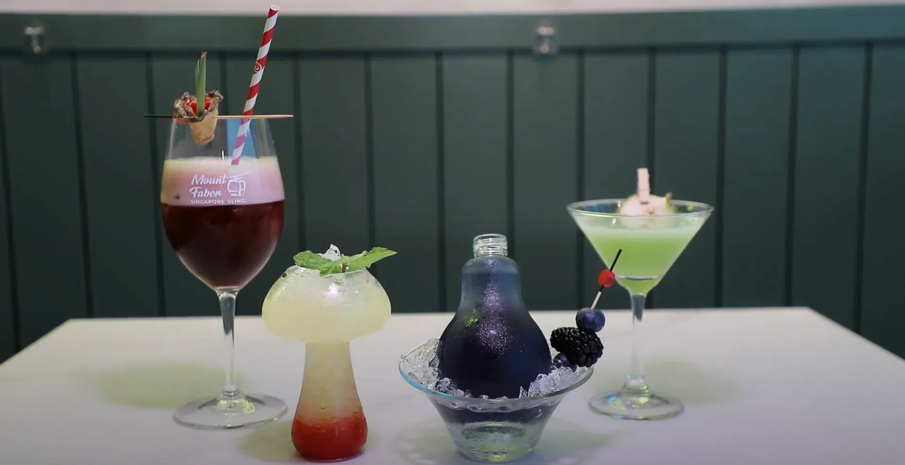 Dusk Restaurant & Bar的鸡尾酒。（林泽锐摄）