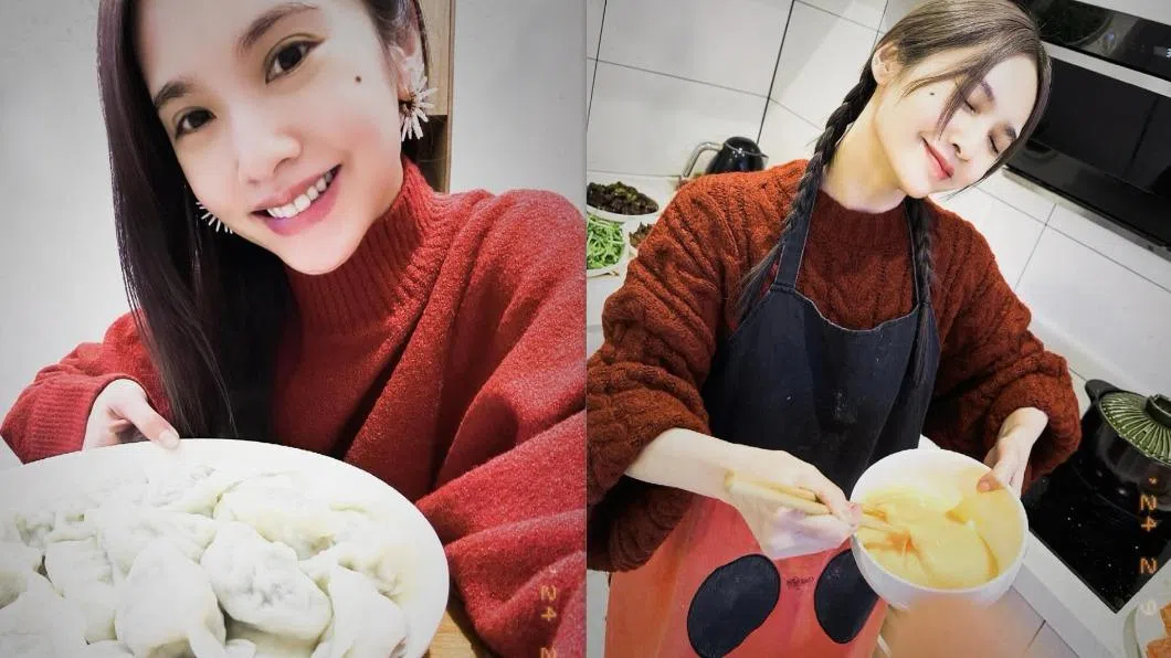 杨丞琳亲自下厨。