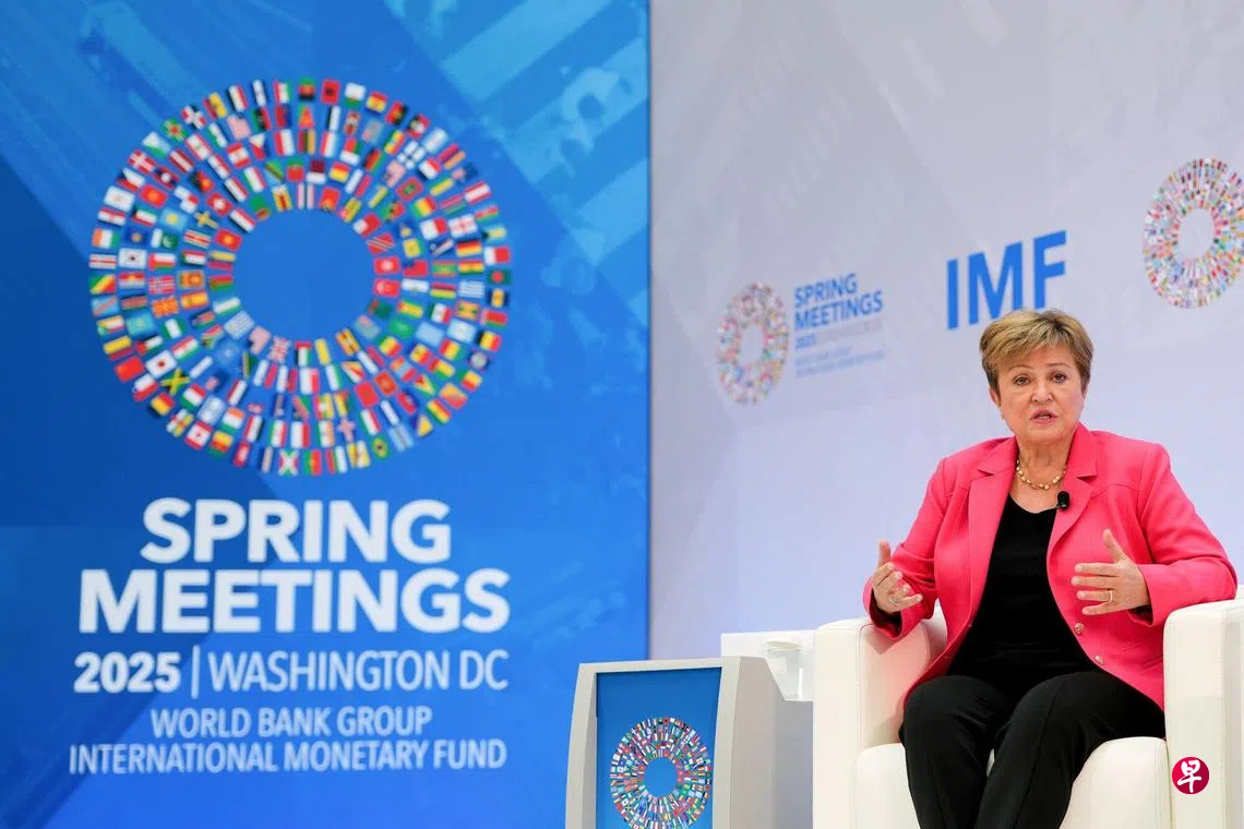 IMF总裁：全球经济增速将放缓但不会衰退| 联合早报