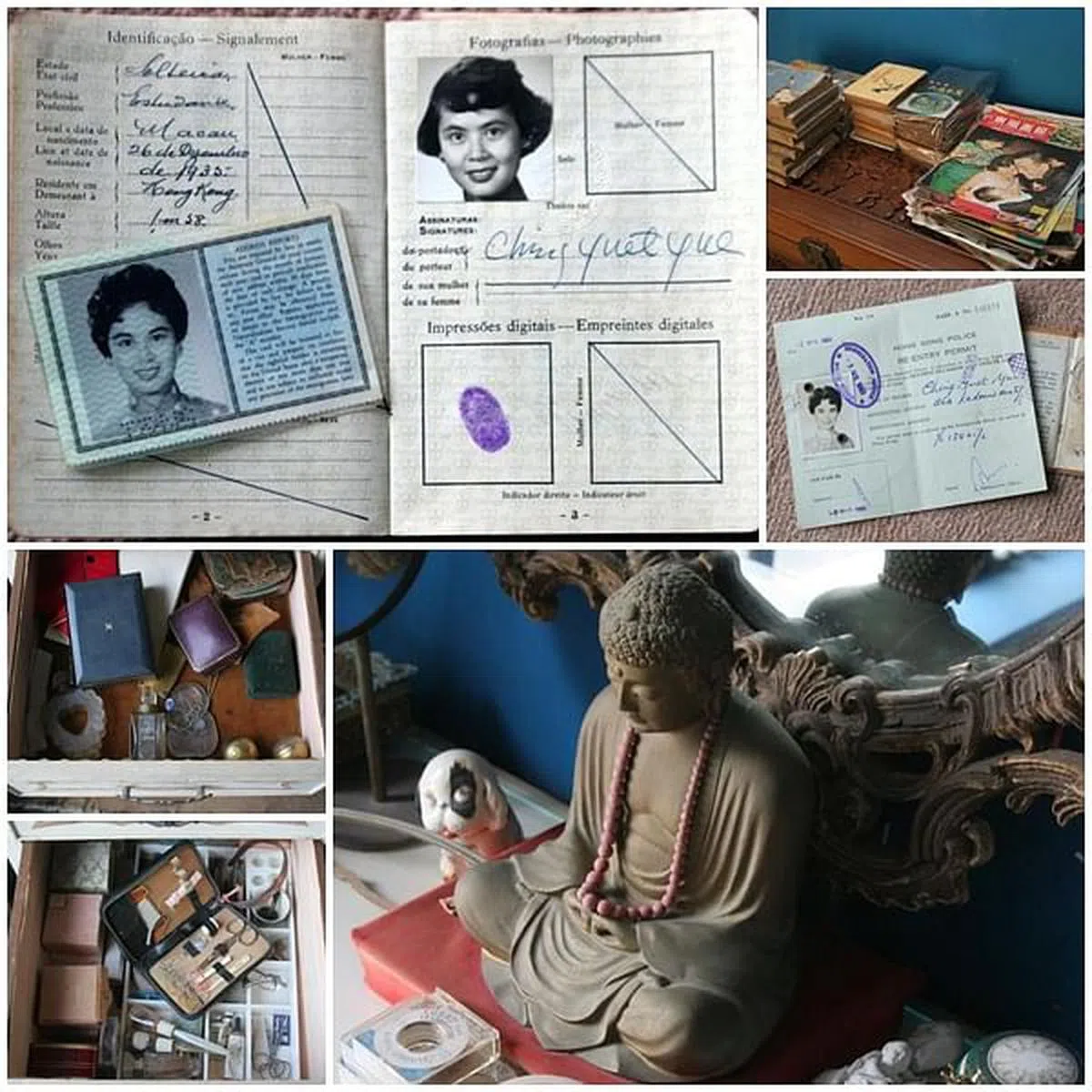 林黛60年代用过的物品和陈设仍在故居保留着。（互联网）