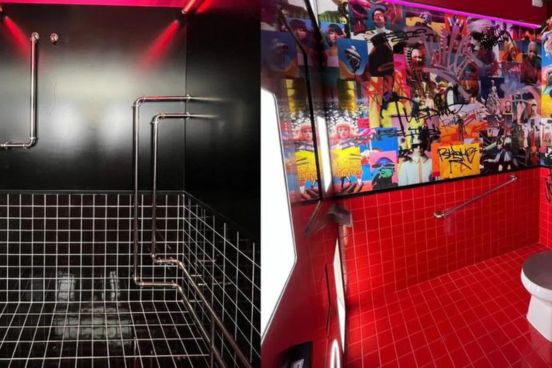 拍照亭主题五花八门，在韩国就出现了一家“浴室风” 主题的店面。