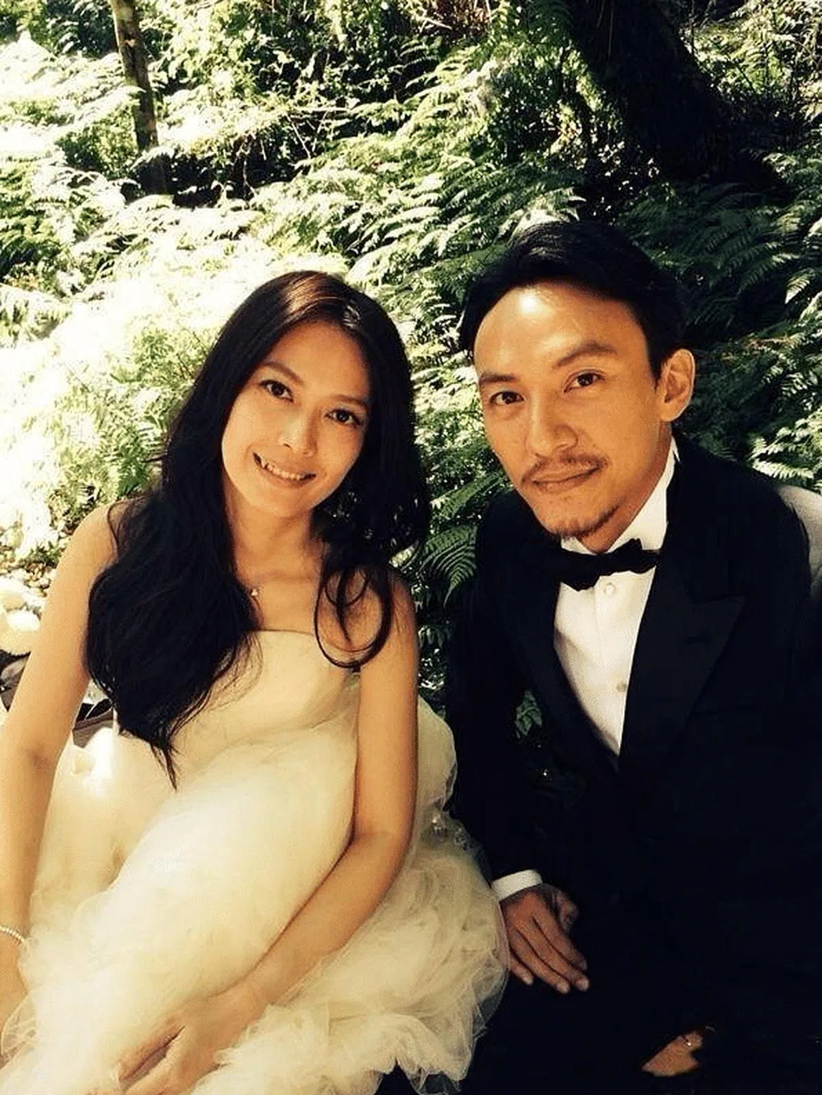 张震与庄雯如于2013年结婚。（互联网）