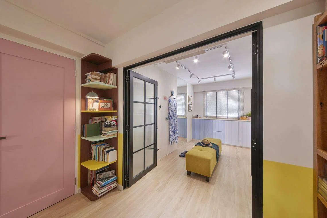 房间改装成宽敞的步入式衣柜。（Free Space Intent提供）