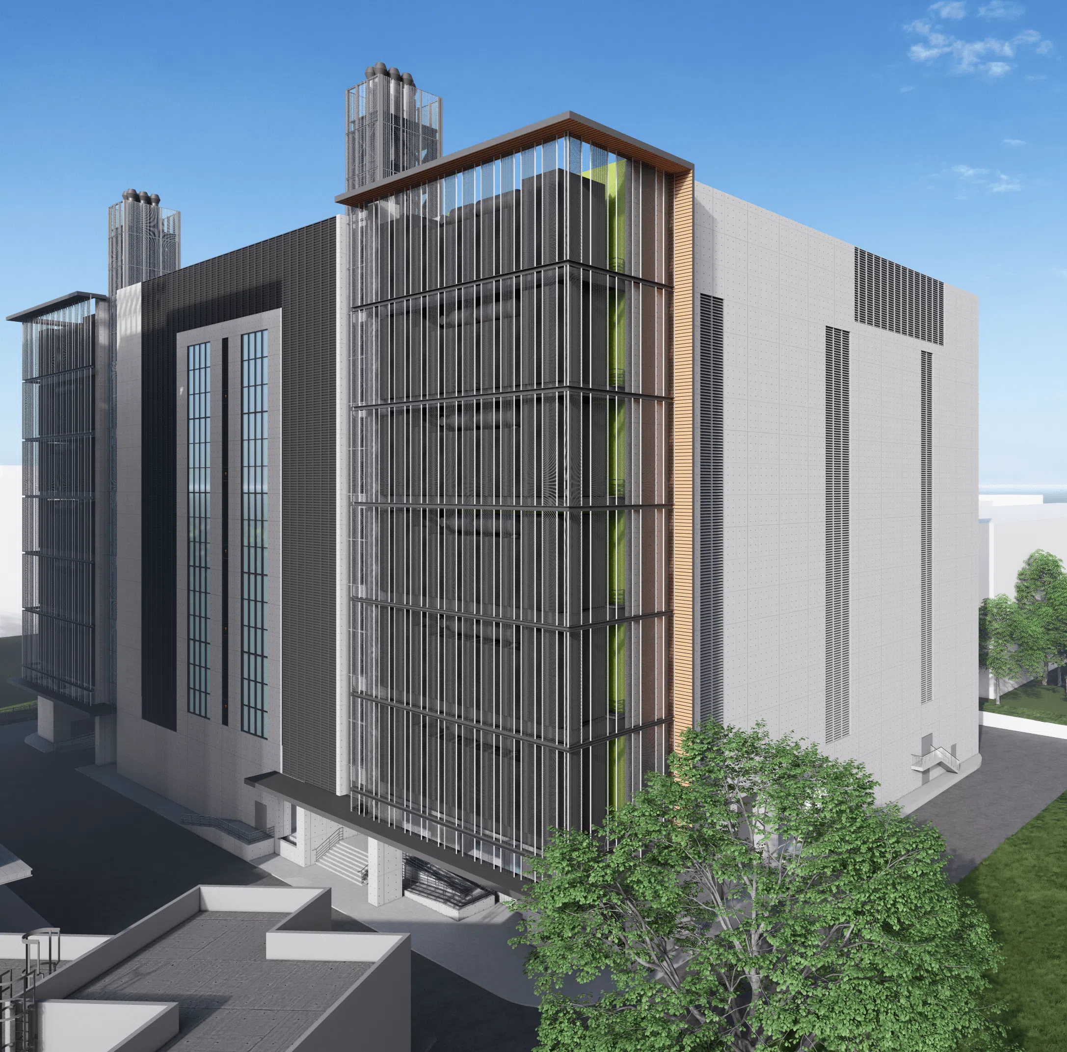 公司在新加坡的吉宝数据中心园将分期完工，这座超大规模数据中心能应付人工智能科技的需求。（吉宝有限公司提供）