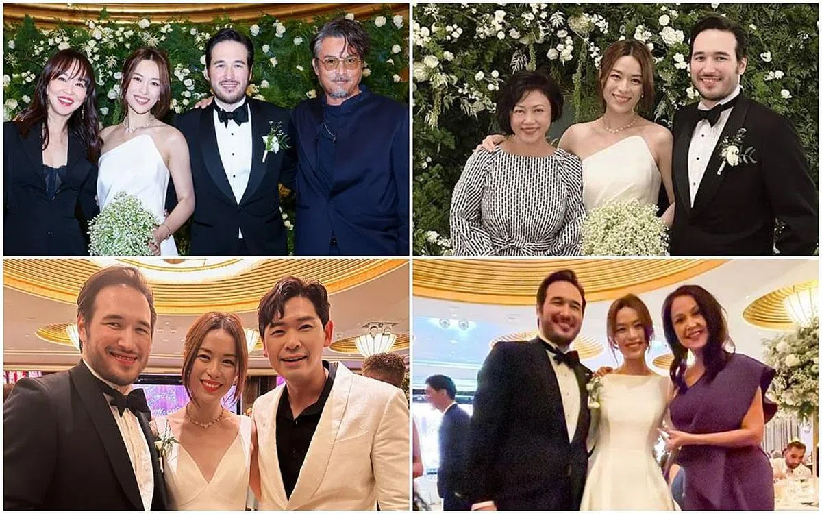 多位艺人出席了林慧玲的婚礼。（林慧玲提供）