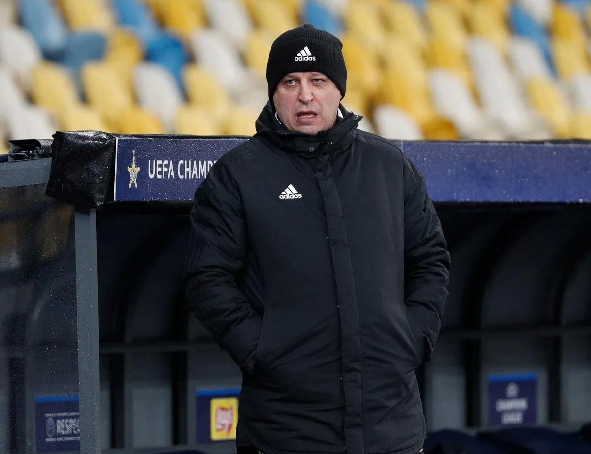 摩尔多瓦球队舍里夫教练维尼杜布为捍卫乌克兰毅然辞职。（路透社）