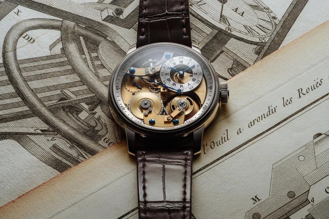 Ferdinand Berthoud“Naissance d’une Montre 3”系列仅11枚，首枚精钢款将于2025年11月在富艺斯拍卖，部分收益捐赠制表技艺传承基金会。（Ferdinand Berthoud提供）