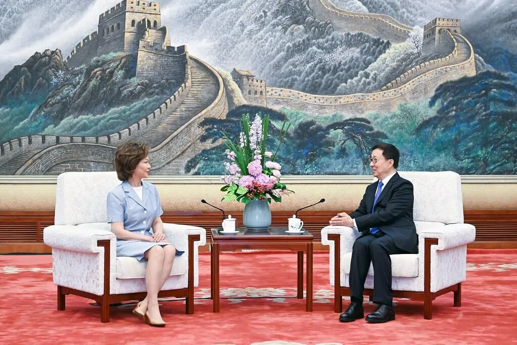 韩正会赵小兰 吁为中美关系发展打造更多坚实支撑