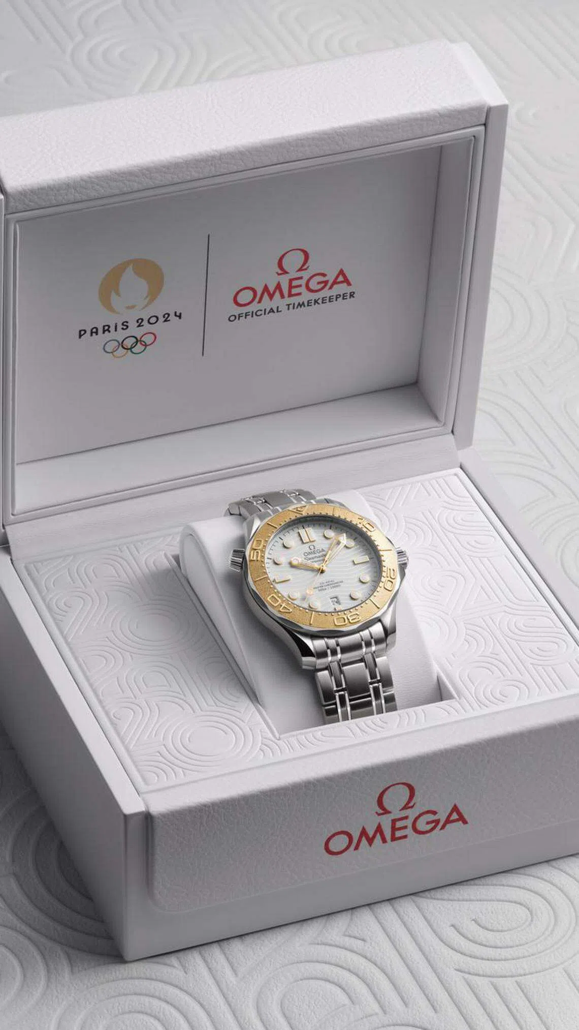 巴黎奥运会倒数开始，欧米茄推出纪念表款。（品牌提供）