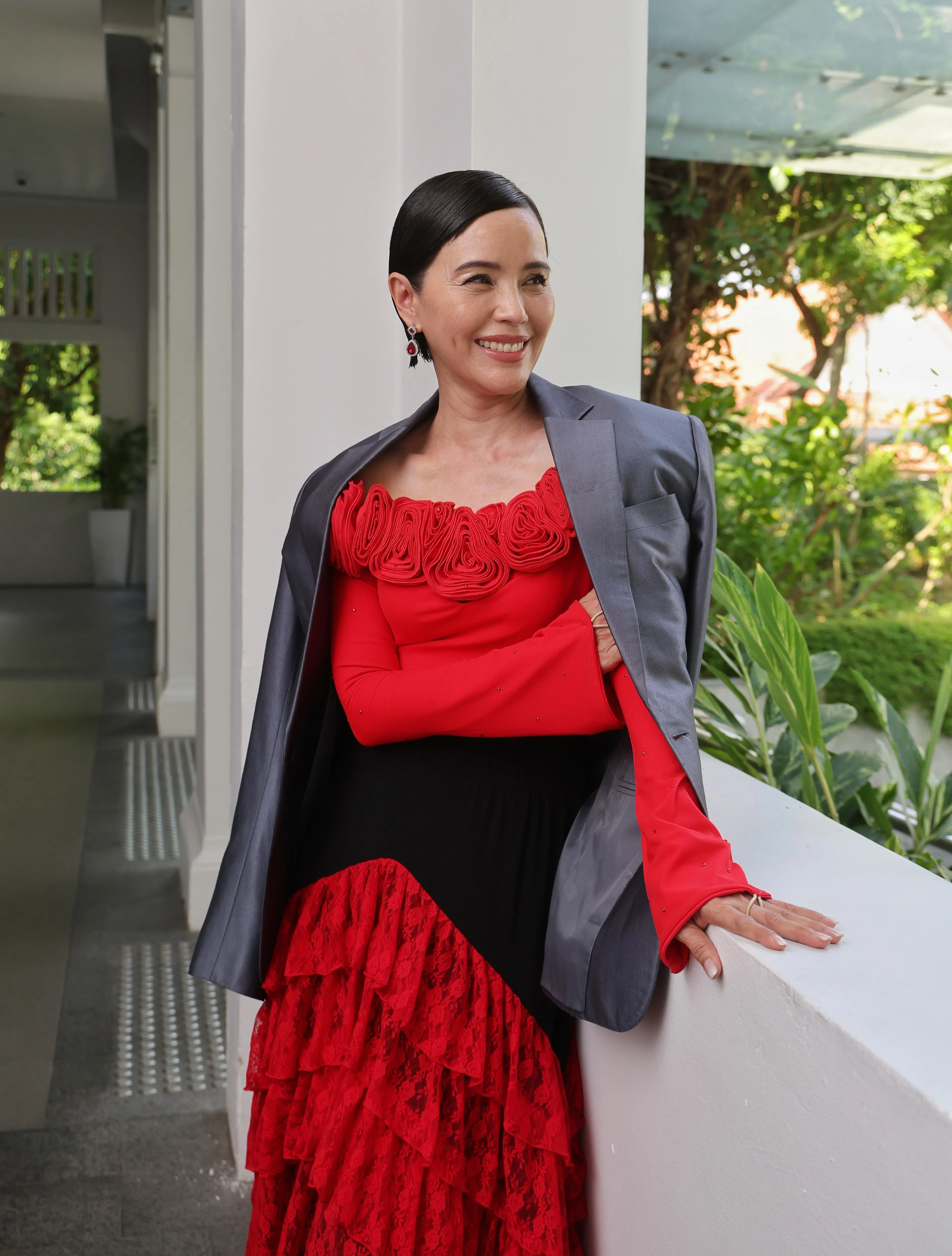 郑惠玉在《幸存者》演绎反派。（唐家鸿摄）