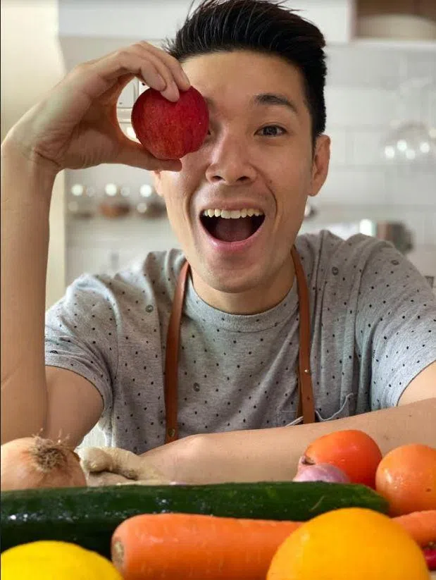 杨志龙以“会烹饪的爸爸”打开知名度。（档案照）