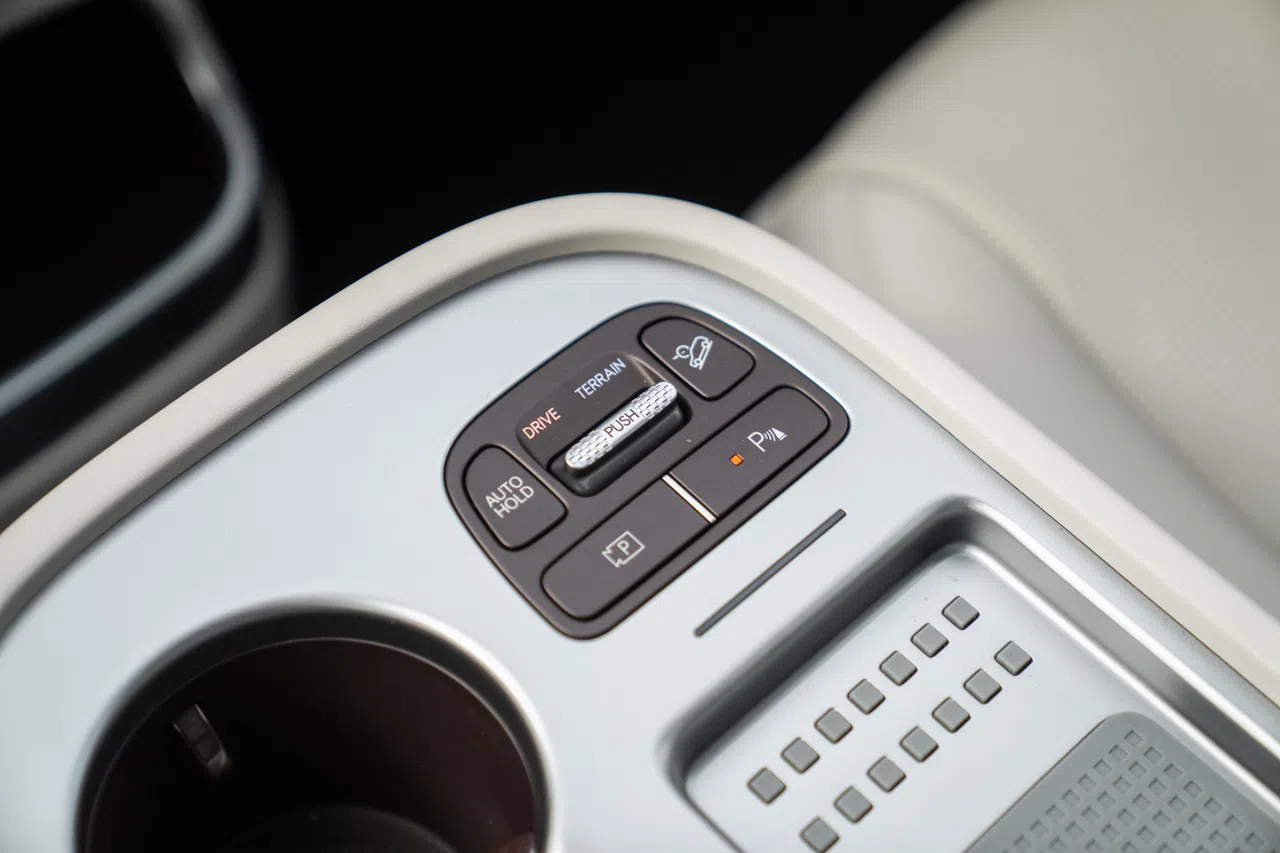 驾驶模式可通过实体按钮选择，包括节能、普通、运动、雪地、泥地和沙地等。（车商提供）