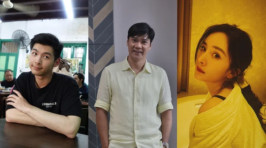 （左起）程家颉、黄炯耀和杨幂都属于不死背台词派。（取自艺人IG、曾美玲摄、取自艺人微博）