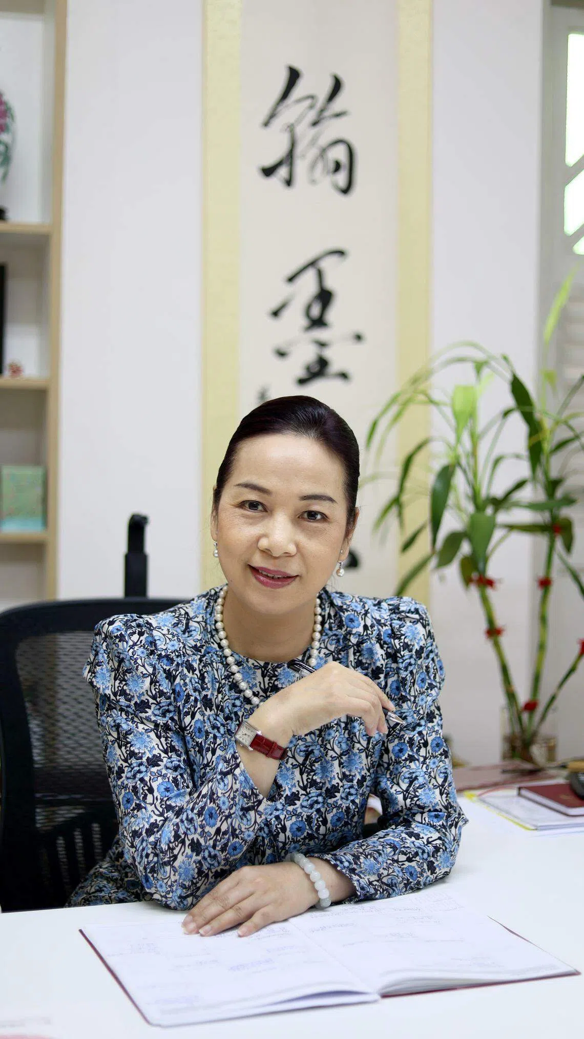 传统艺术中心艺术总监蔡碧霞：让戏曲进入青少年心中，传统戏曲才有希望。（龙国雄摄）