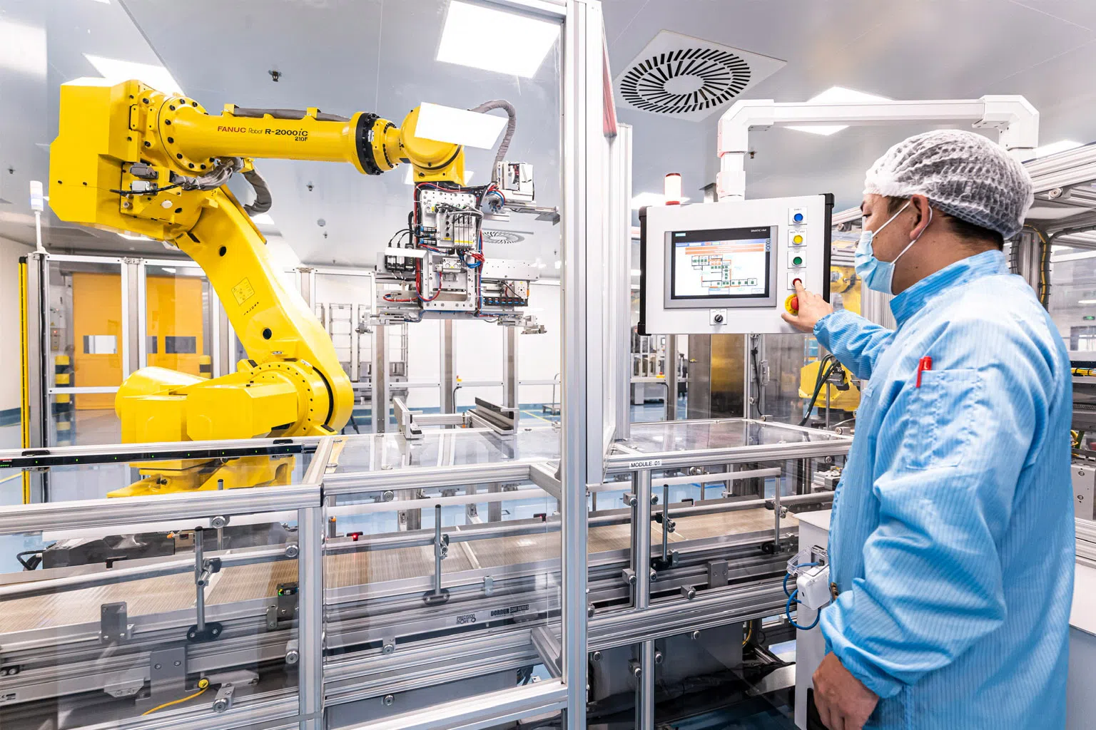 强生医疗科技的苏州自动化生产线。（图/苏州工业园区提供）