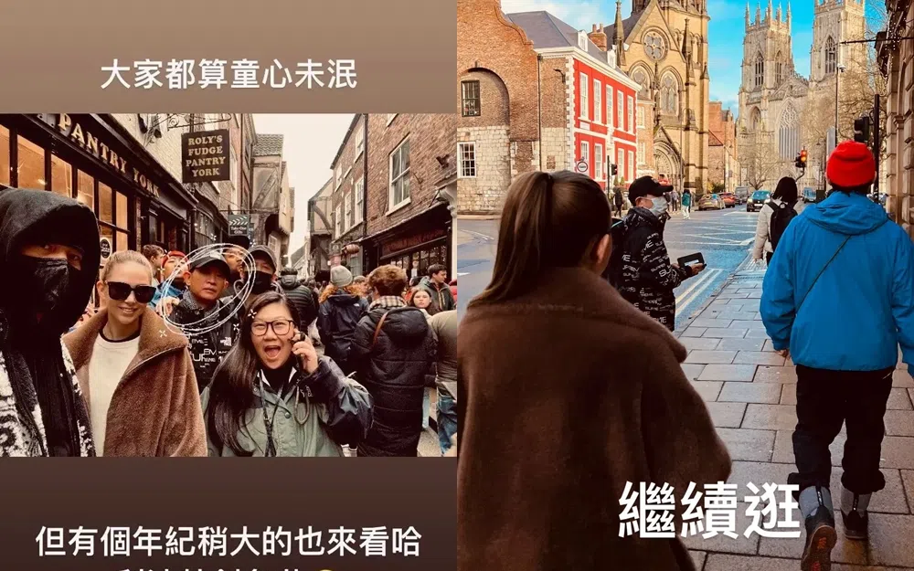 周杰伦在IG限动分享跟昆凌的旅游新照，做出最有力的回击。（取自周杰伦IG）