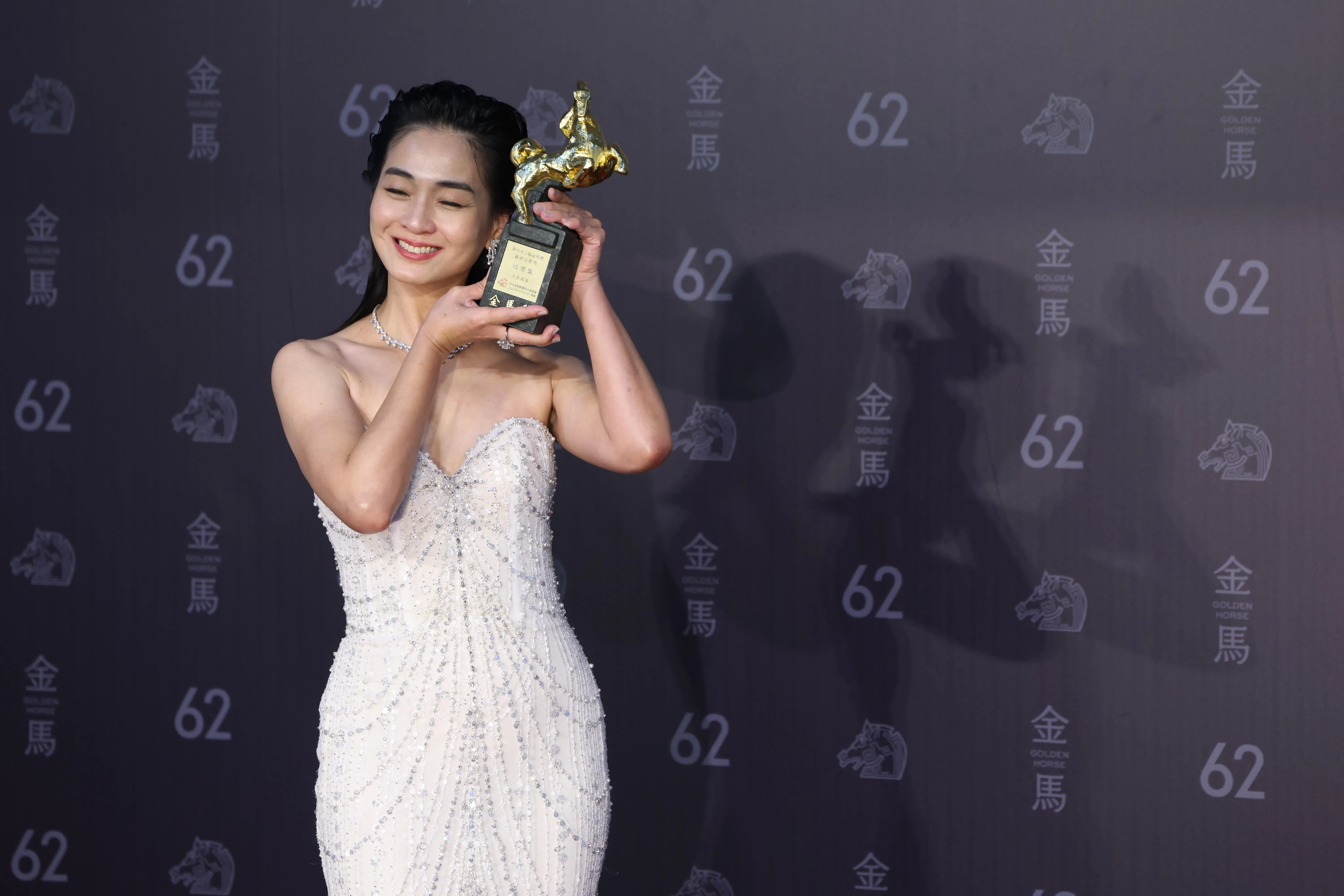 陈雪甄获得最佳女配角奖。（白艳琳摄）