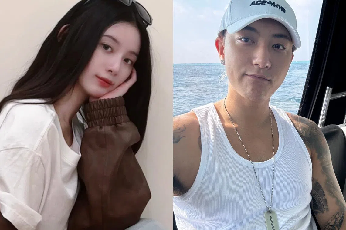 徐艺洋酸未婚夫黄子韬矮。（取自艺人微博）