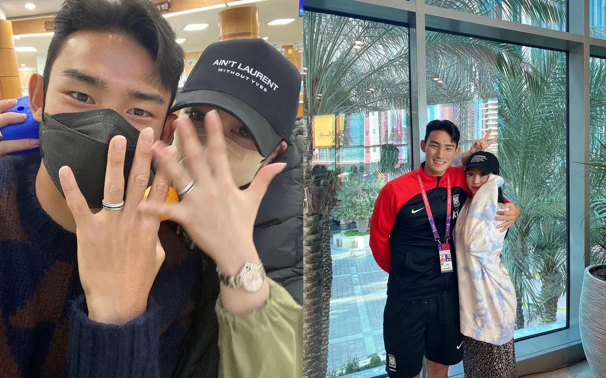昭妍11月刚与小9岁的足球选手赵佑民登记结婚。（取自艺人Instagram）