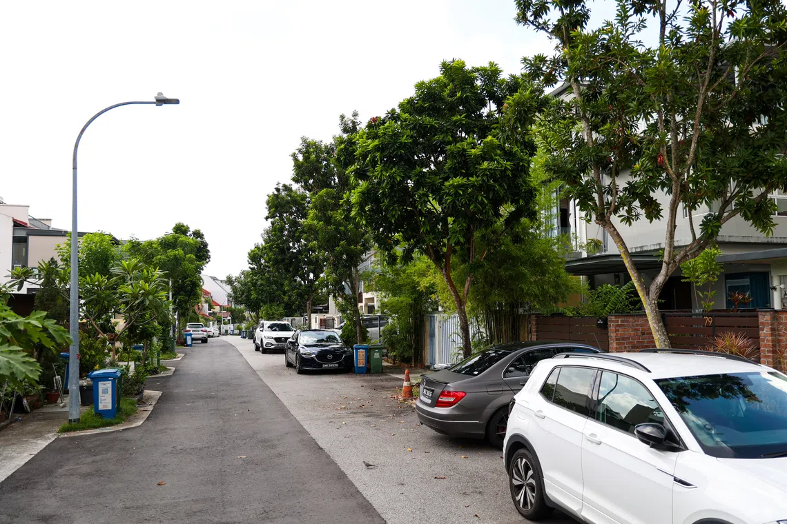 一般来说，只要道路旁没有划上车辆停放限制线，以及路中央是白色虚线，并且在不会造成阻塞或对其他道路使用者造成危险的情况下，驾驶员是可以在这些道路旁停车。（林明顺摄）