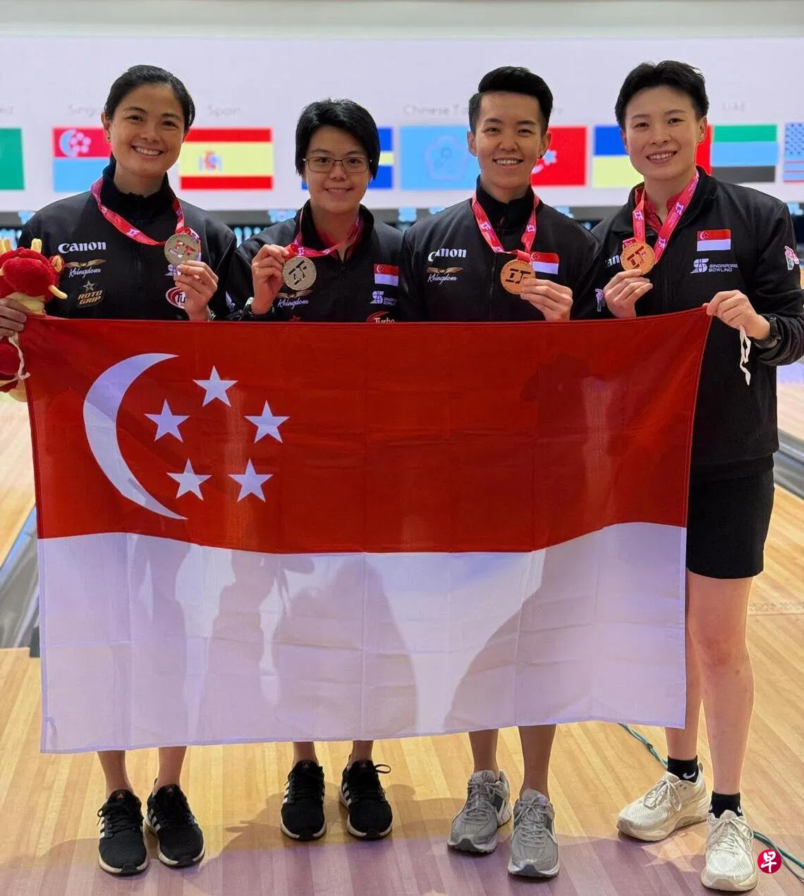 香港保龄球世锦赛我国女双摘银夺铜| 联合早报