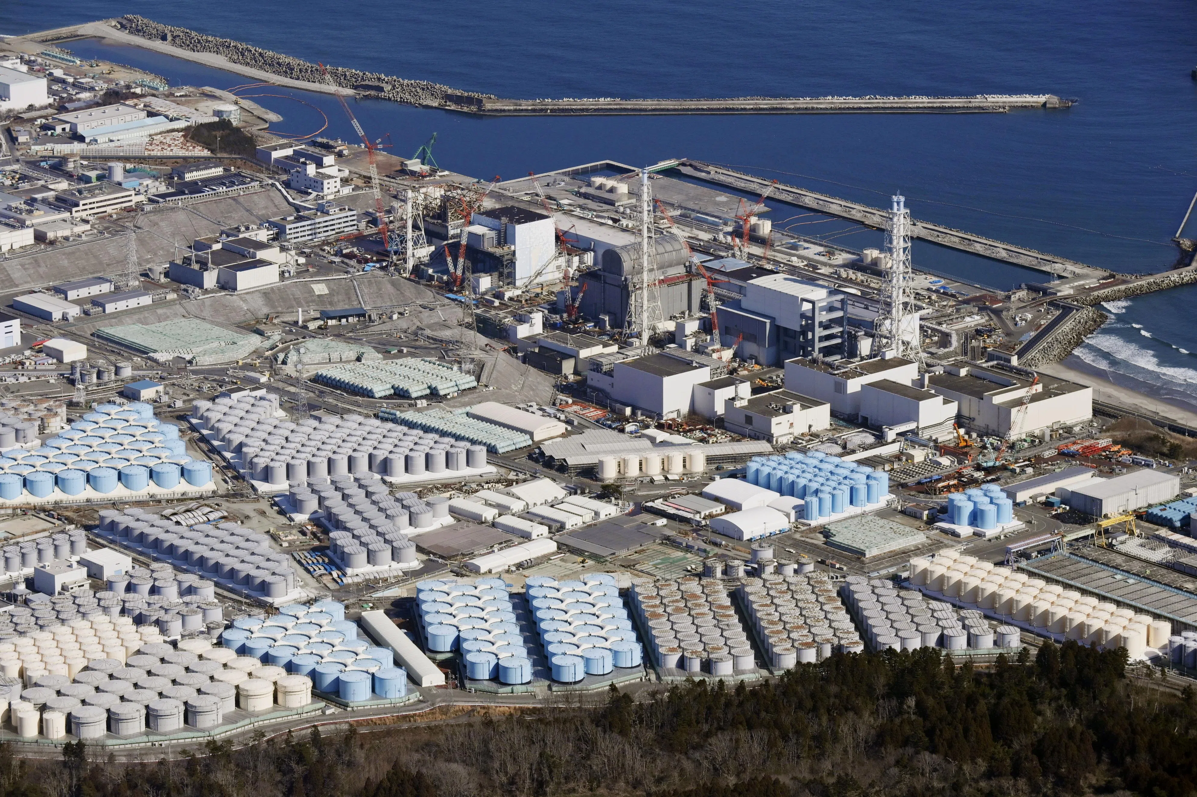 据日本媒体报道，日本最快在8月底启动福岛核废水排海计划。（路透社）