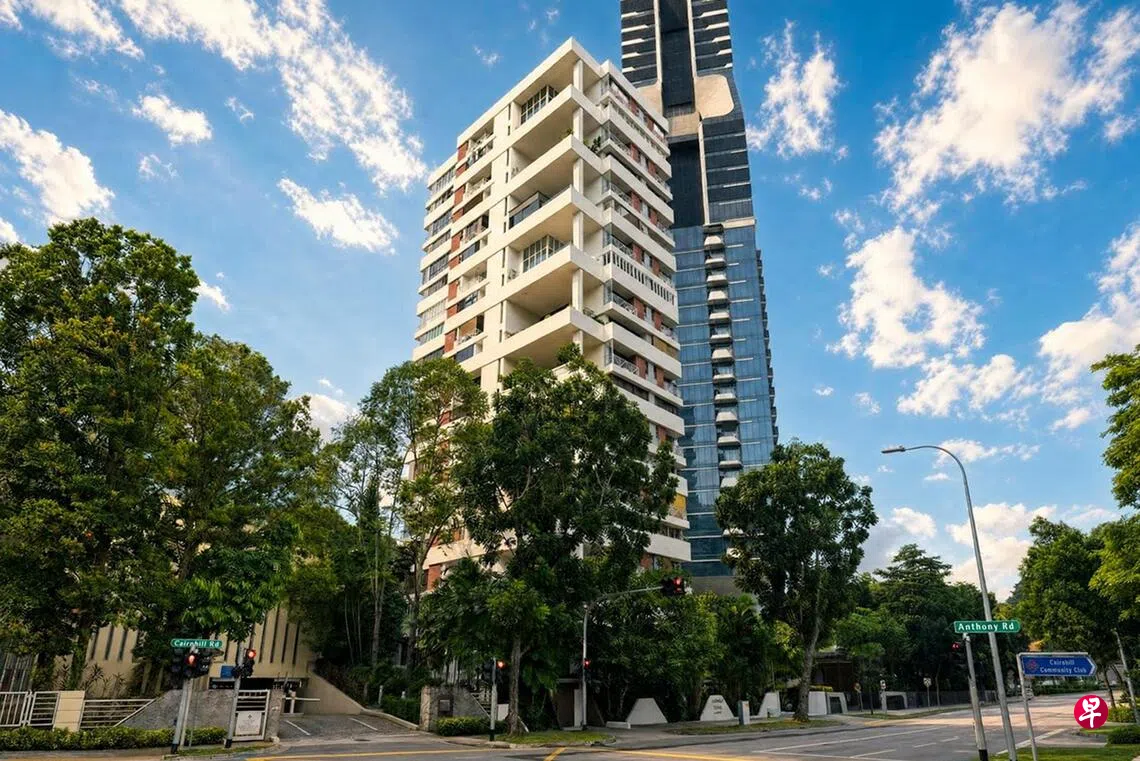 迎运园（Trendale Tower）位于乌节路与纽顿交汇处，可重新发展成豪华住宅项目出售，也可发展为长住型服务公寓。 （莱坊新加坡提供）