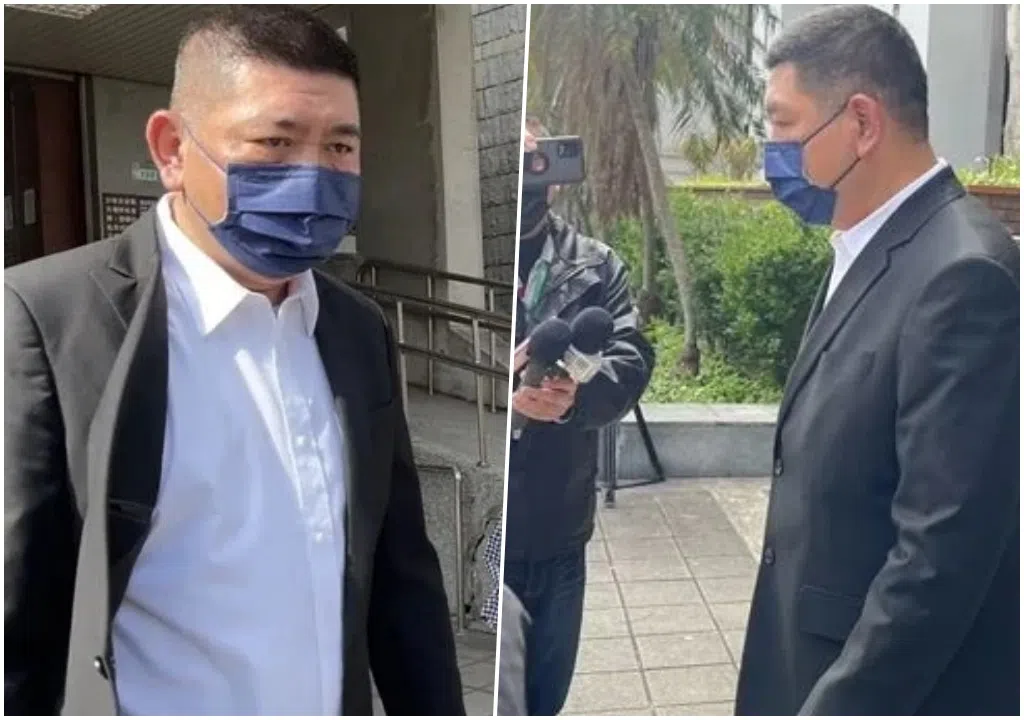 NONO被网民发现一样穿同样装束和口罩上庭。（互联网）