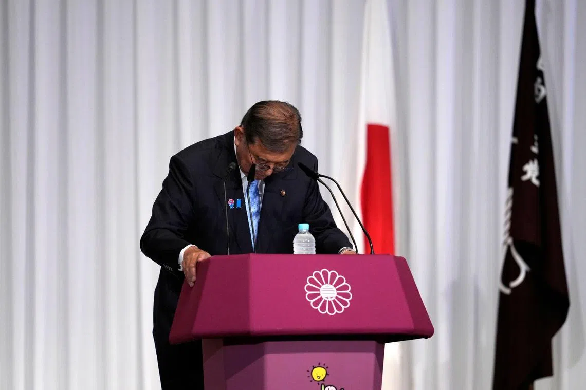 参院选战执政党未过半石破留任为日美谈判| 联合早报