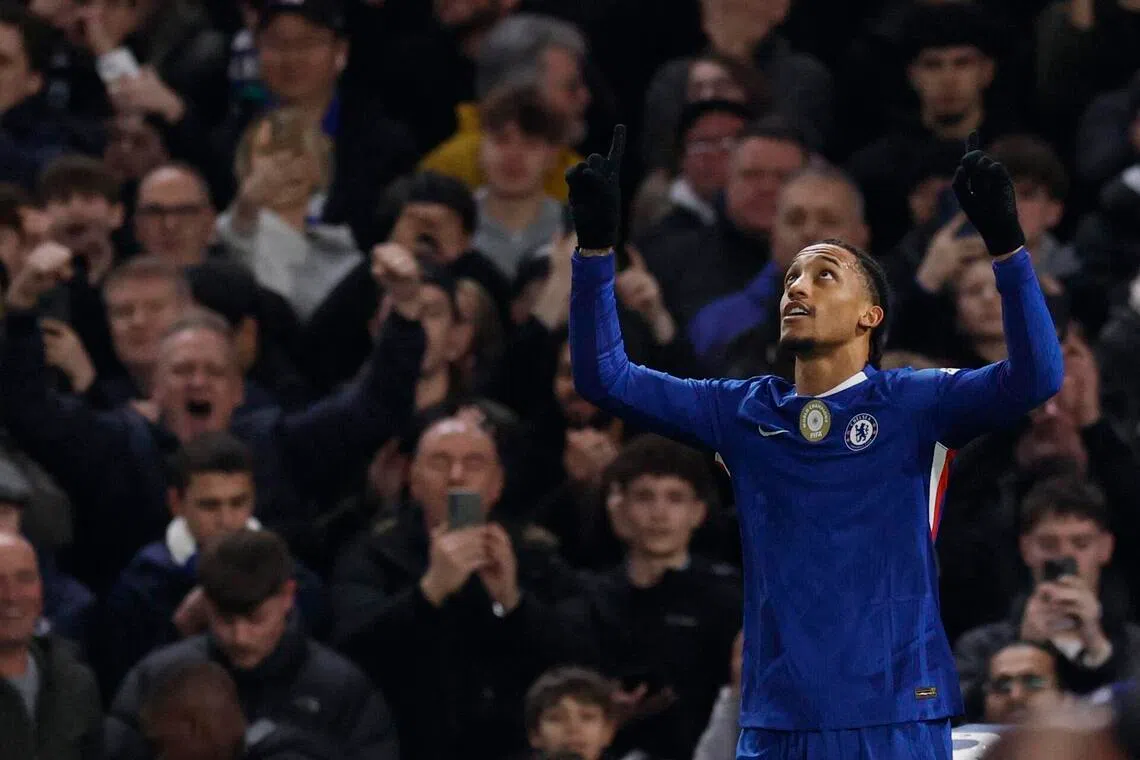 佩德罗近两场联赛为蓝军进球。（路透社）