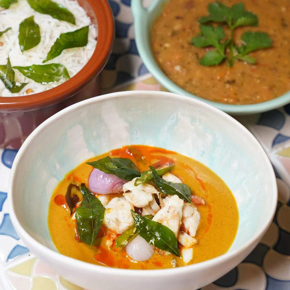 Ms. Maria & Mr.Singh的招牌Gaggan咖喱蟹（Gaggan’s Crab Curry）。（餐馆提供）