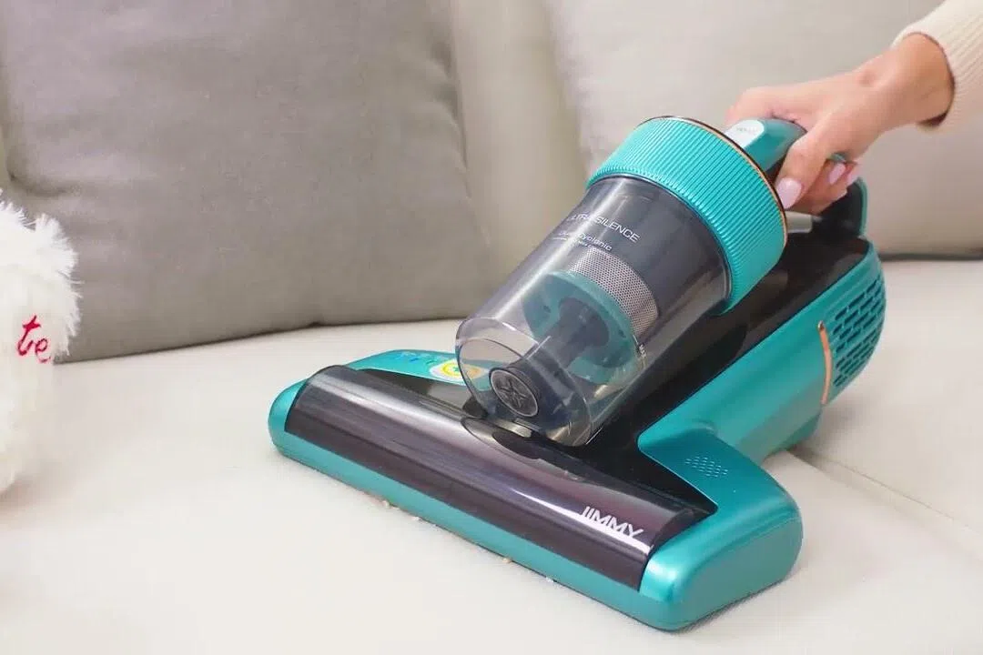 Jimmy BX6具备双气旋过滤技术，设置智能尘螨传感器，产品获英国过敏基金会认证。（商家提供）