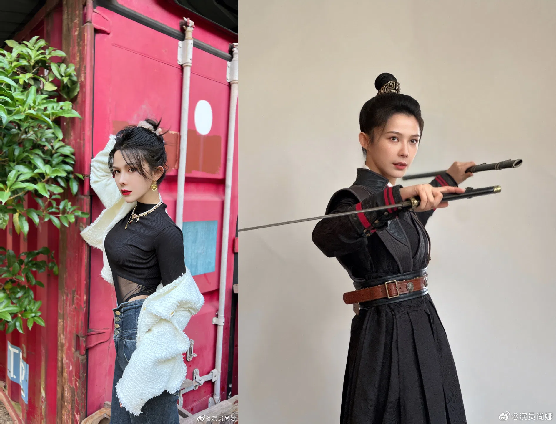 尚娜不受传闻影响，8日照常更新微博。（取自尚娜微博）