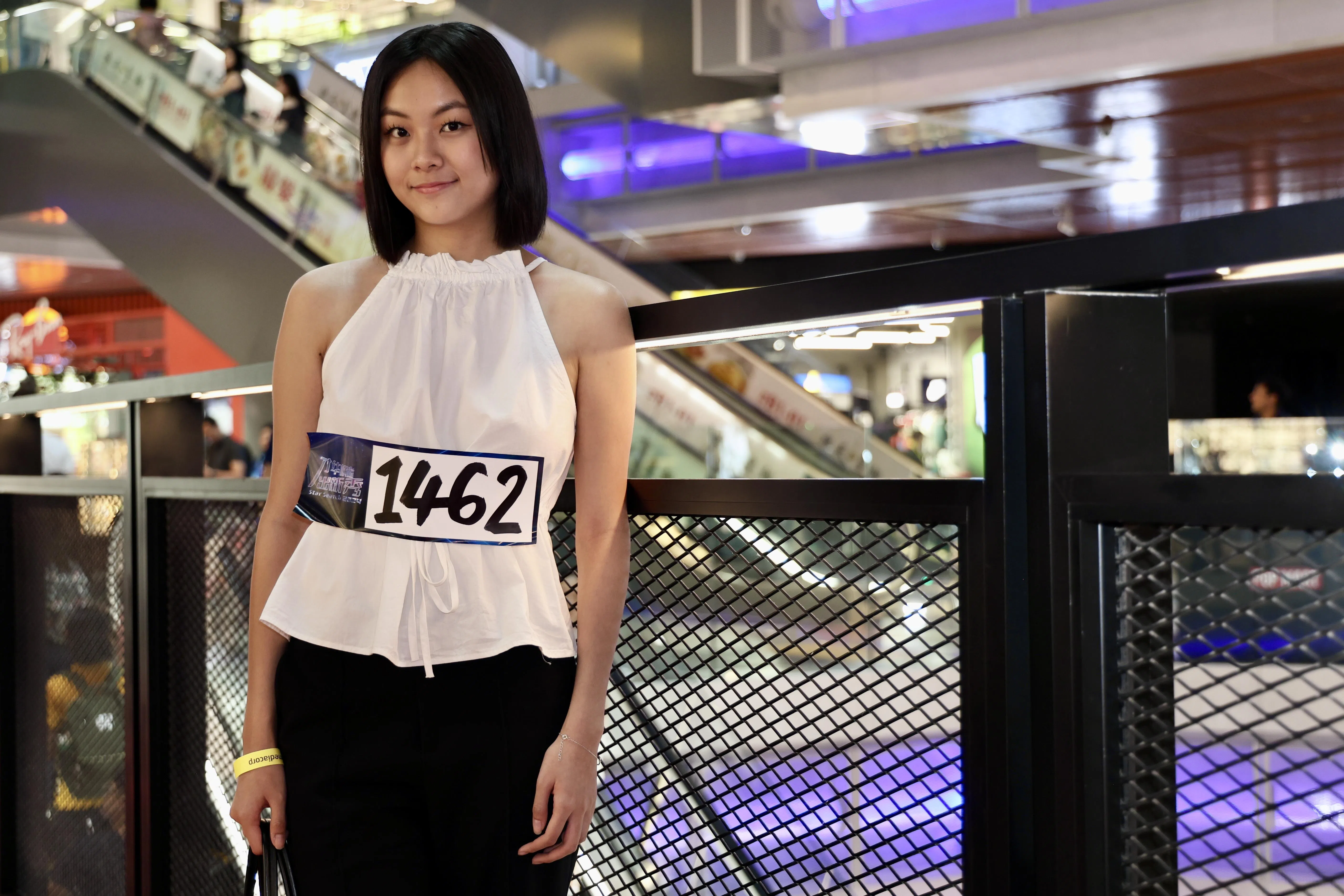 陈怡璇后悔五年前没参赛，这次不假思索报名海选。（郑一鸣摄）