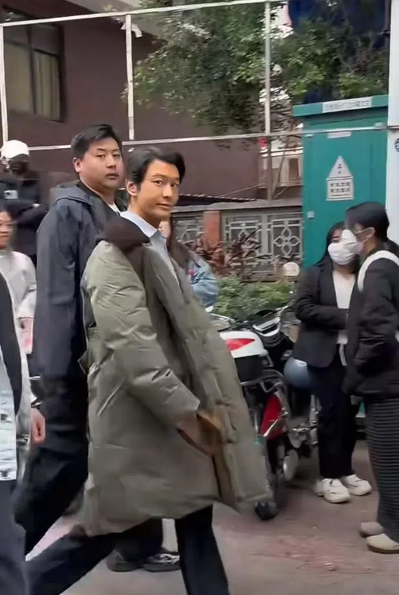 黄晓明福建拍摄现场影像（网络示意图）