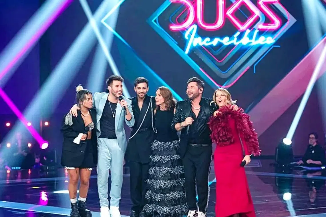 东方卫视《我们的歌》西班牙版“Dúos Increíbles”2022年在西班牙广播电视台（RTVE）播出。（互联网）