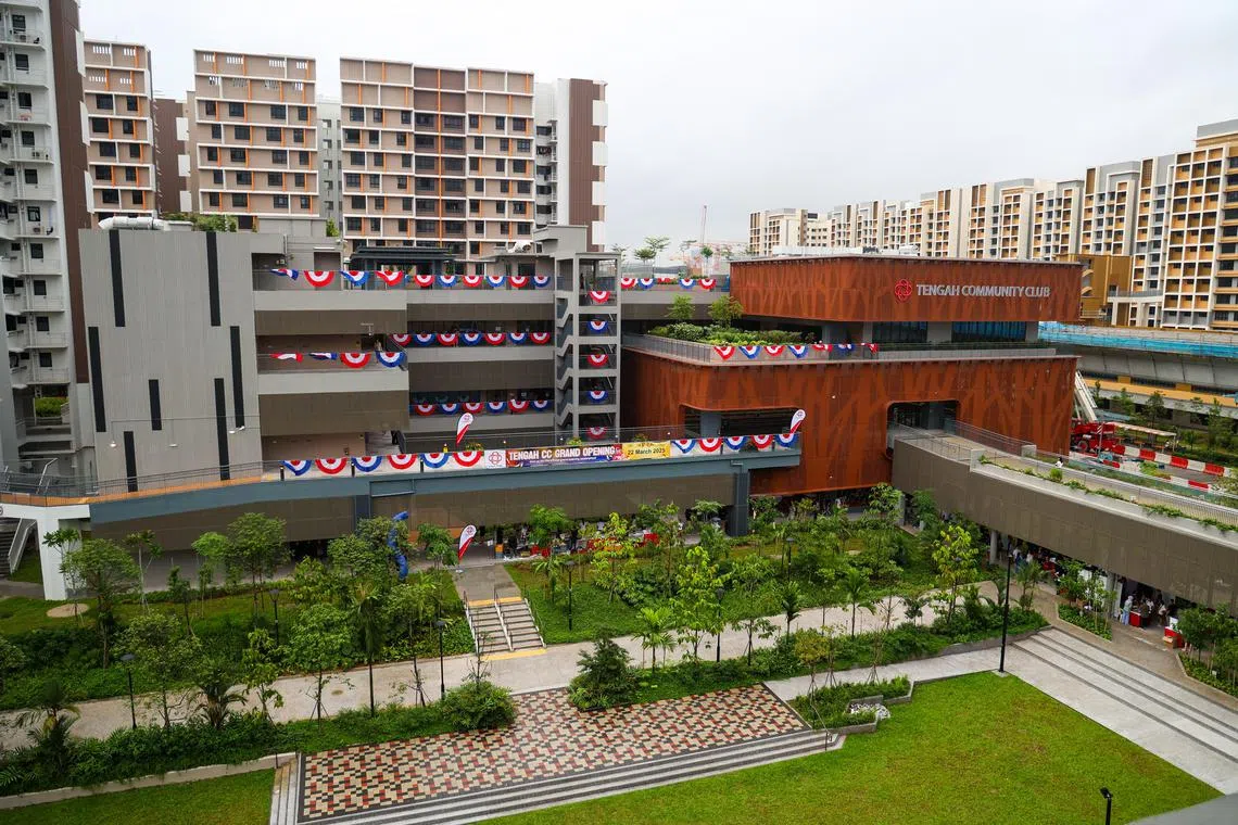 登加民众俱乐部占地约5996平方米，坐落在田园弯119号，与邻里中心田园广场（Plantation Plaza）相邻。（林明顺摄）