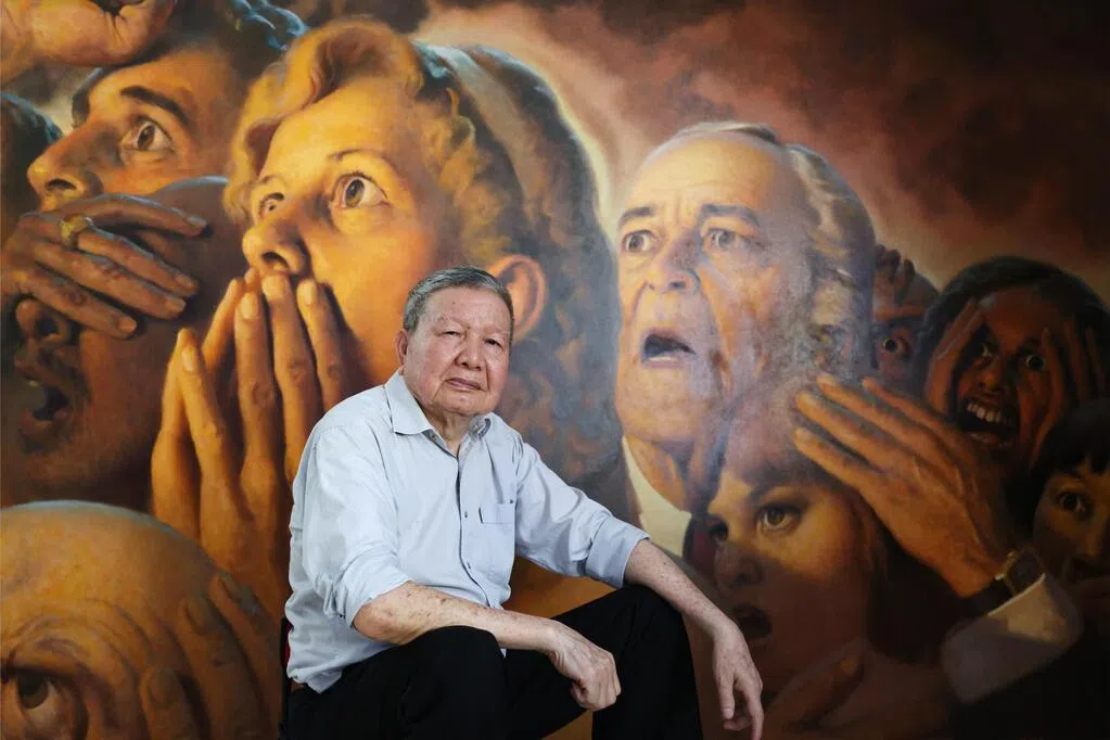 84岁萧学民回望40年画路 一生画不尽的求索