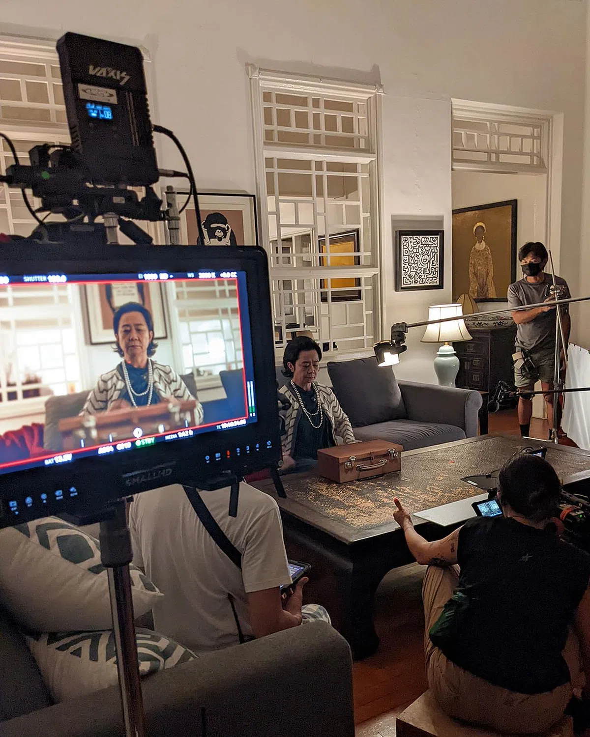 实践剧场《解密美术馆：遗失的百合》以高标准完成摄录。（照片由主办单位提供）