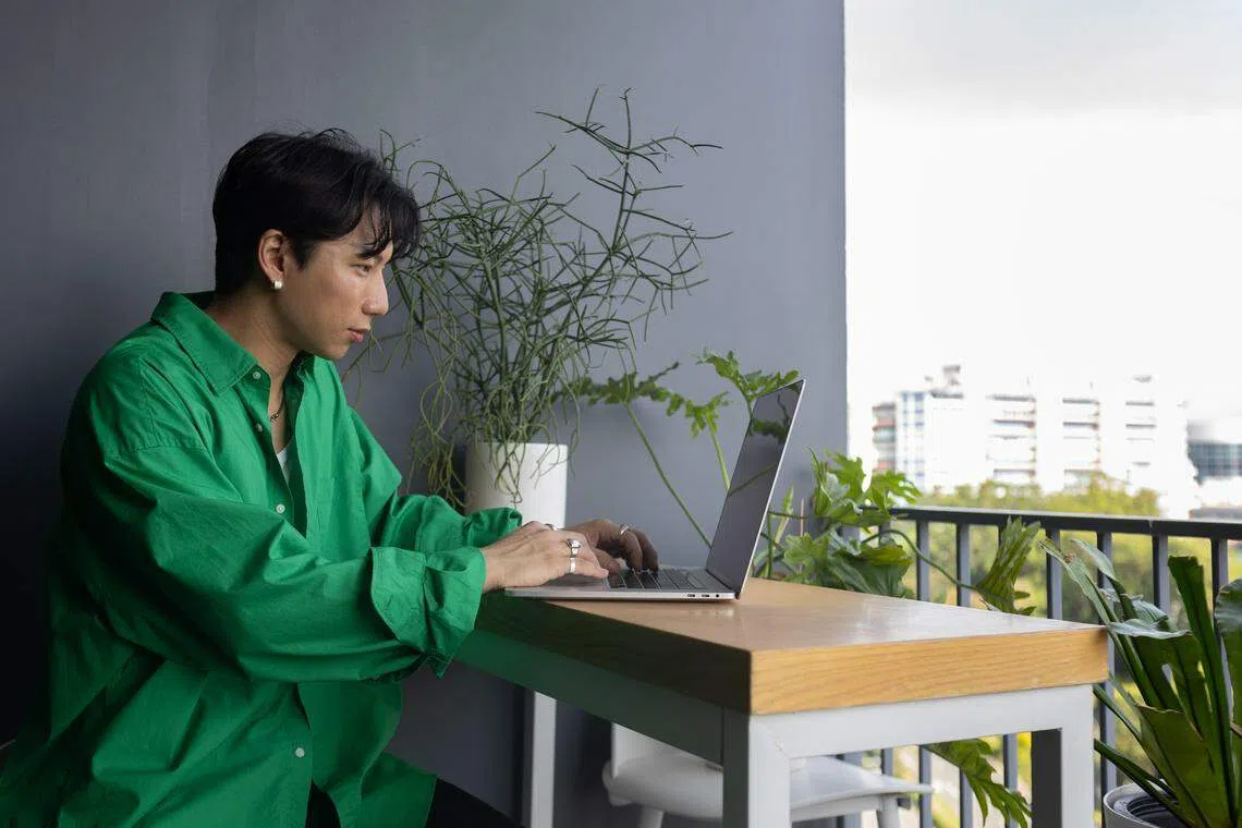 作为一名可以在世界任何地方工作的“数字游民”，苏微理已经开始构思人生的下一段探险。（特约沈康雄摄）