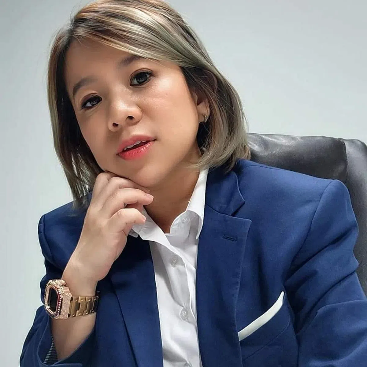 黄湘淋本身支持英格兰。（取自网络）