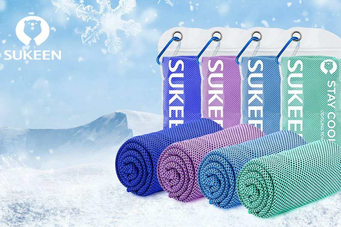 “凉爽毛巾”的功效似乎见仁见智。（Sukeen提供）